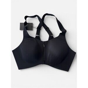 Knix Catalyst Front Zip High Support Sports Bra Black NWT Size 7